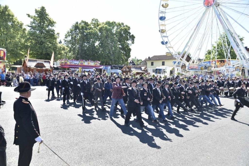Pfingstauszug 2026 der Bürgerwehr 1848 Königsberg in Franken