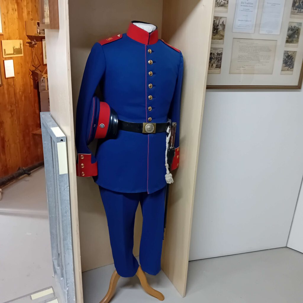 Uniform eines bayerische Infanteristen