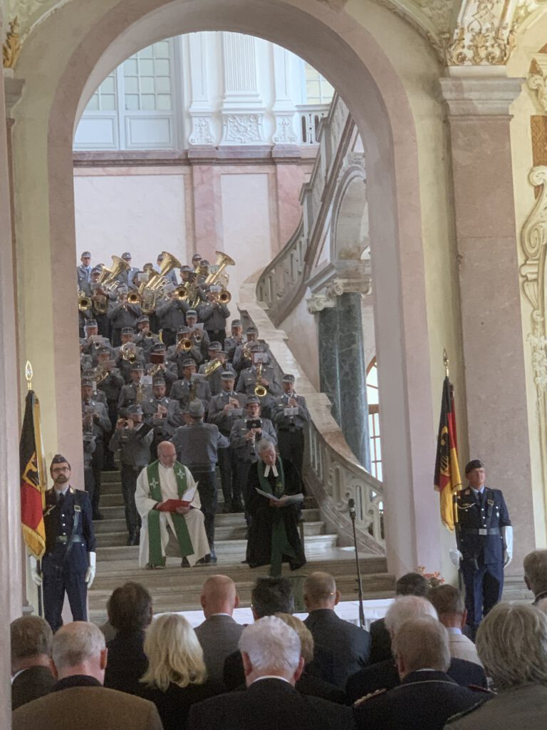 Feldgottesdienst in Schloss Schleißheim